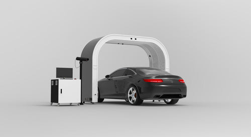 CXS DRAGATE ARCH scanner with a vehicle passing through